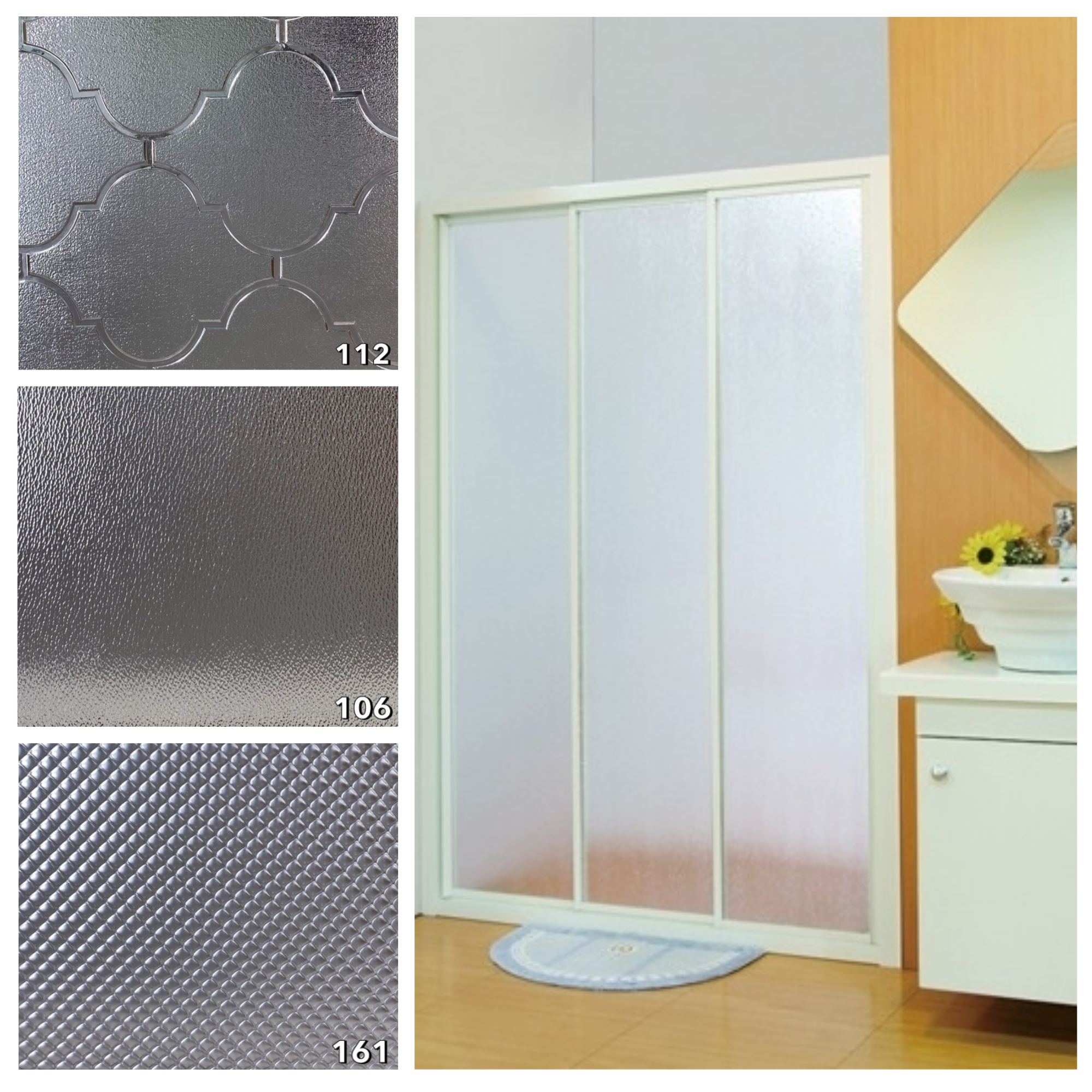 花紋板|淋浴間拉門|PS淋浴門板材|塑膠花紋板